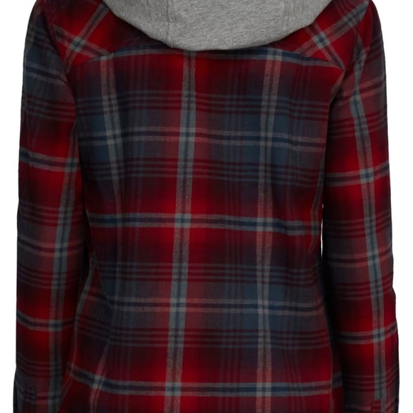 NWT Natural Reflections LS Flannel Hooded Shirt, Size Small - Picture 5 of 5